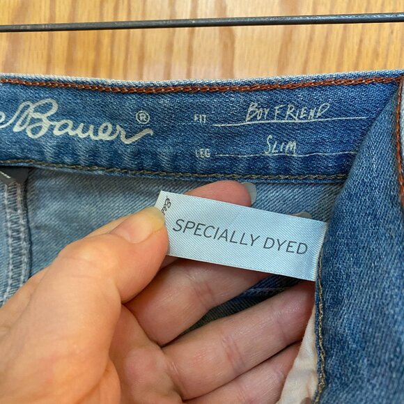 Eddie Bauer "Boyfriend" Jeans. Brand new with tags. Size 4 - Picture 8 of 10